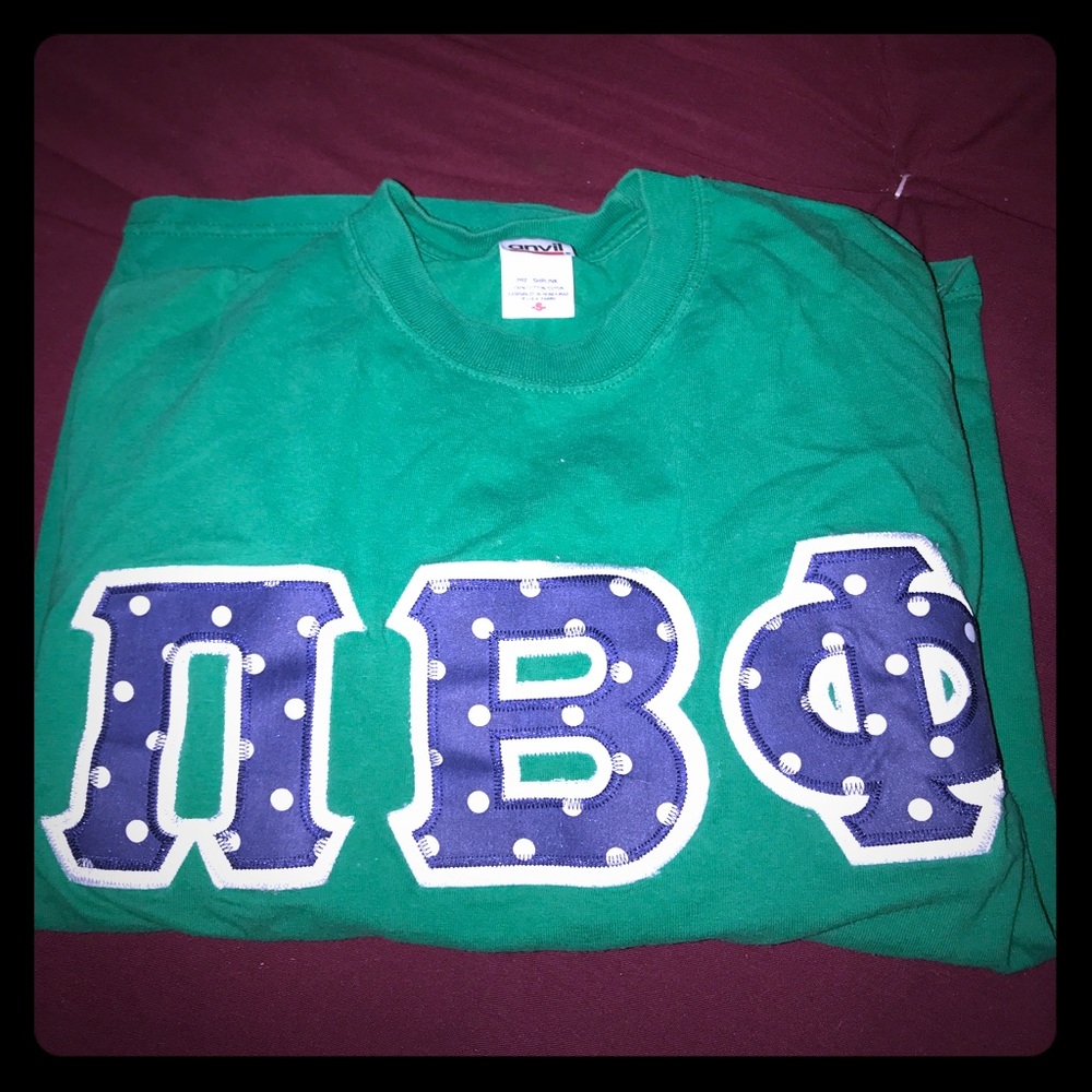 Pi phi stitched letter long sleeve!